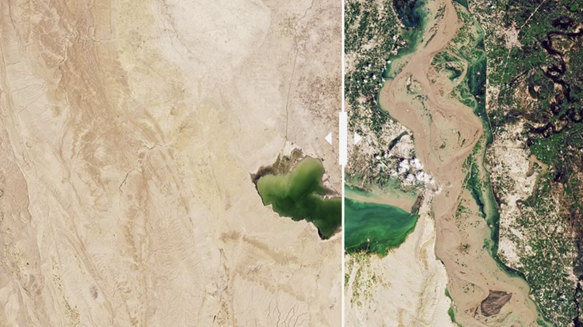NASA zveřejnila snímky. Porovnávají, jak se v roce 2022 proměnila planeta